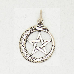 Ouroboros with Pentacle Pendant