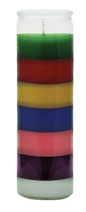 Plain 7 Color Candle/Siete Colores Vela